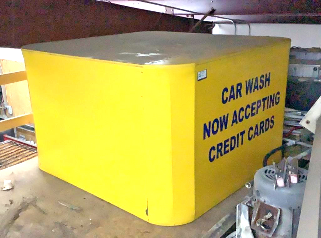 Car wash awning 126