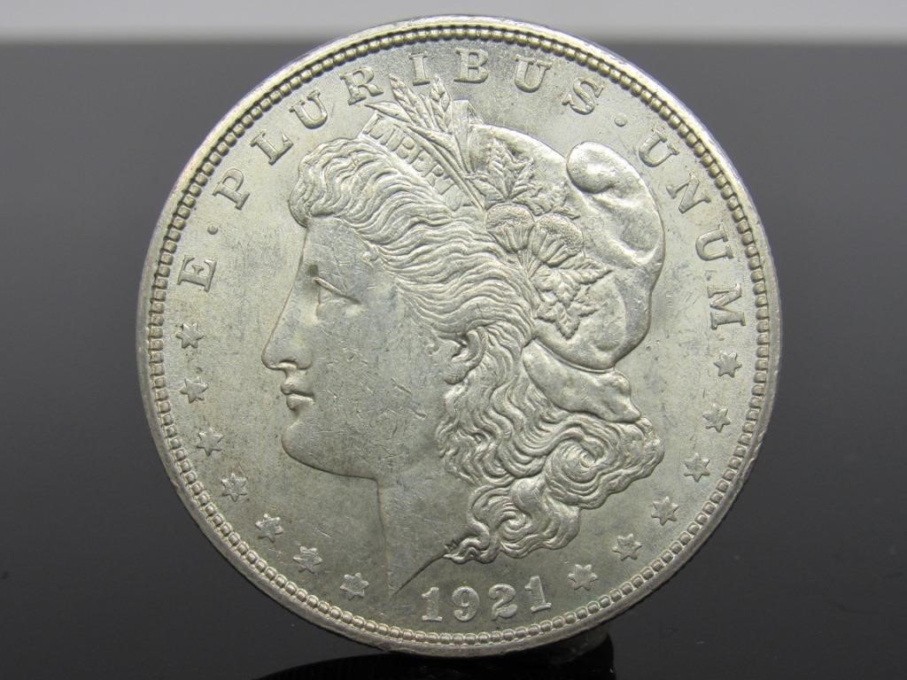 1921 - S Morgan Silver Dollar - 180