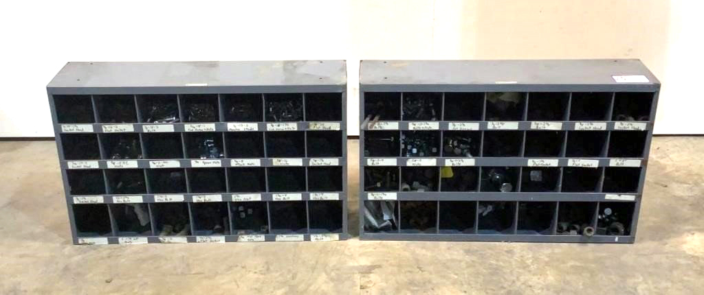 (2) Parts Cabinets and Misc Hardware - 304