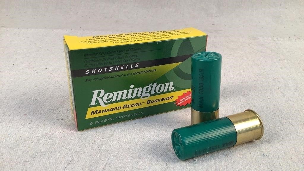 (5)Remington 12 Gauge 00 Buckshot - 36
