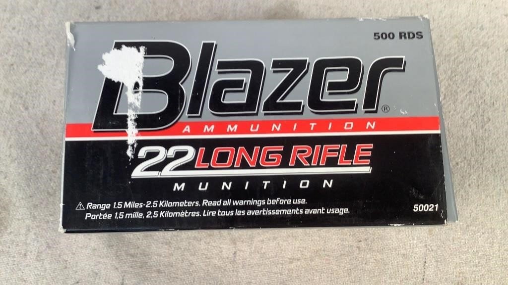 (500)Blazer 40gr 22 Long Rifle Ammo - 35
