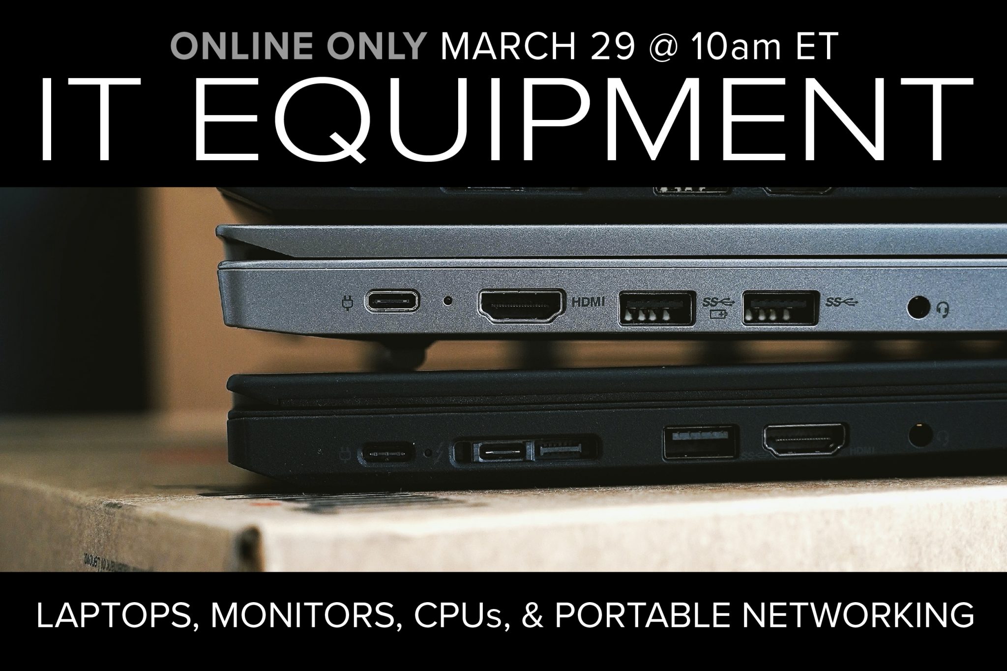 IT Equipment and Surplus Auction Online Only Compass Auctions