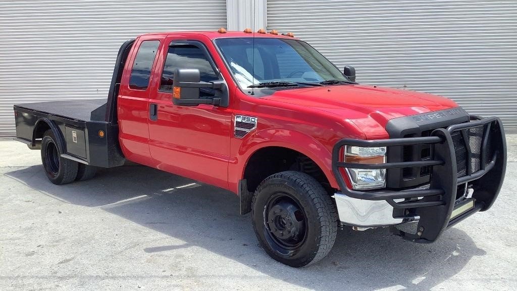 2009 Ford F-350 Super Duty XL Flat Bed 4WD - 155