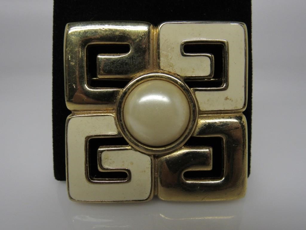 Vintage Givenchy Logo Brooch - 71