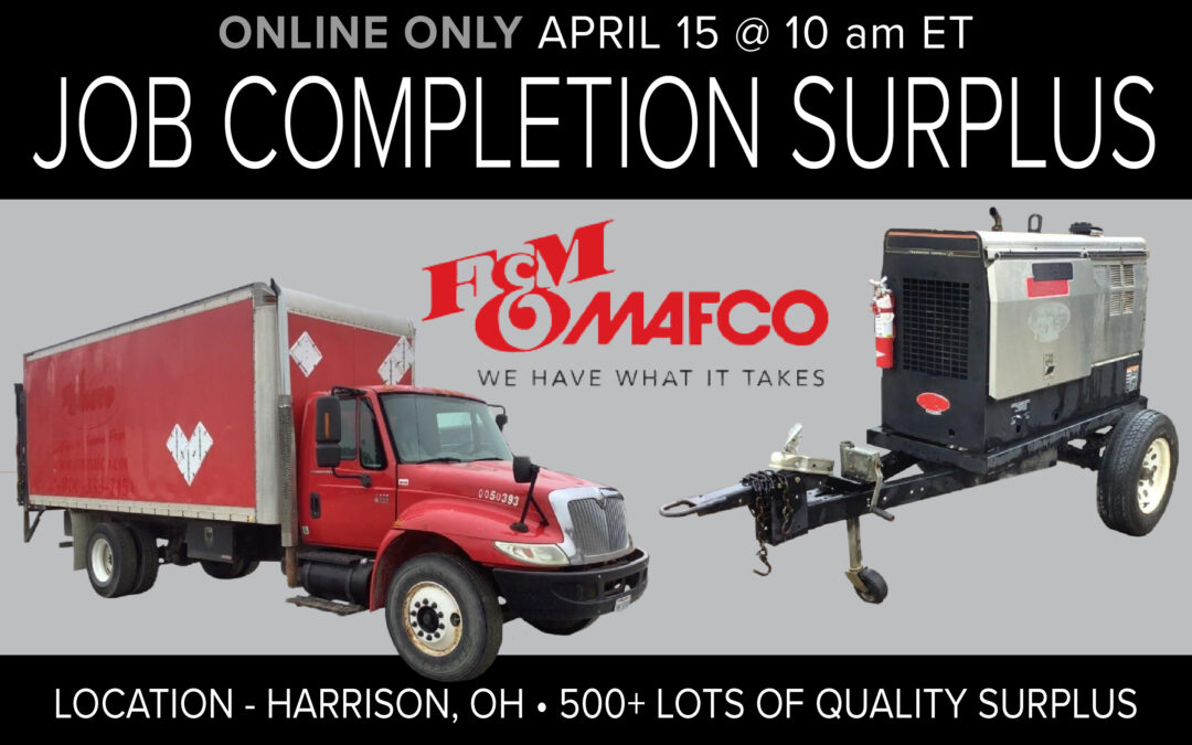 Job Completion Surplus – F&M Mafco – Harrison, OH