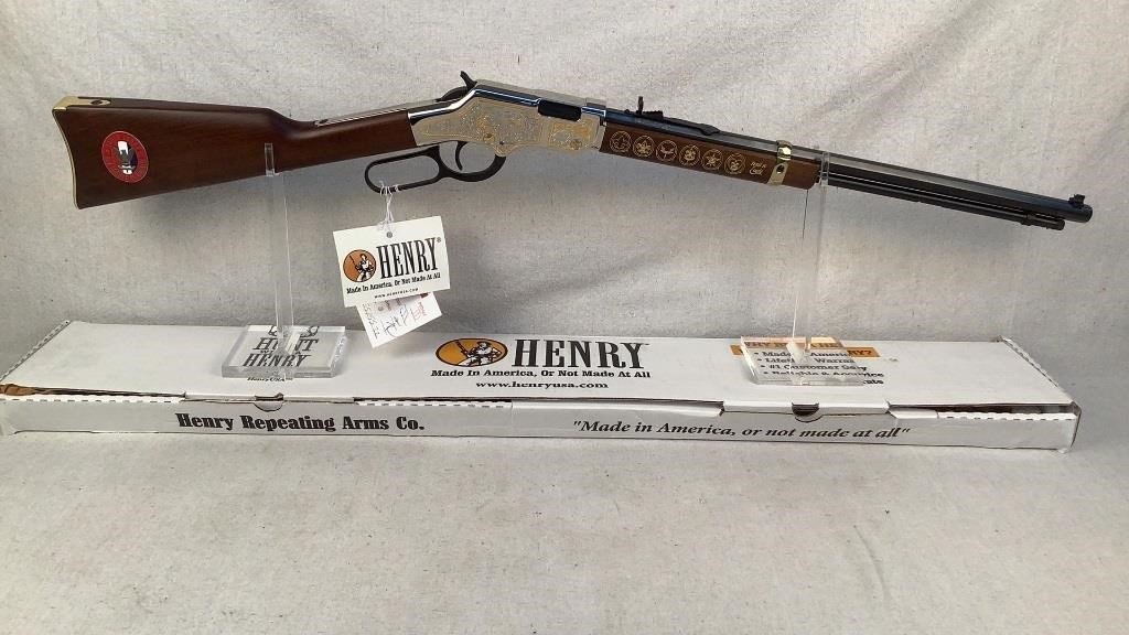 Henry Eagle Scout Tribute Rifle 22 S/L/LR