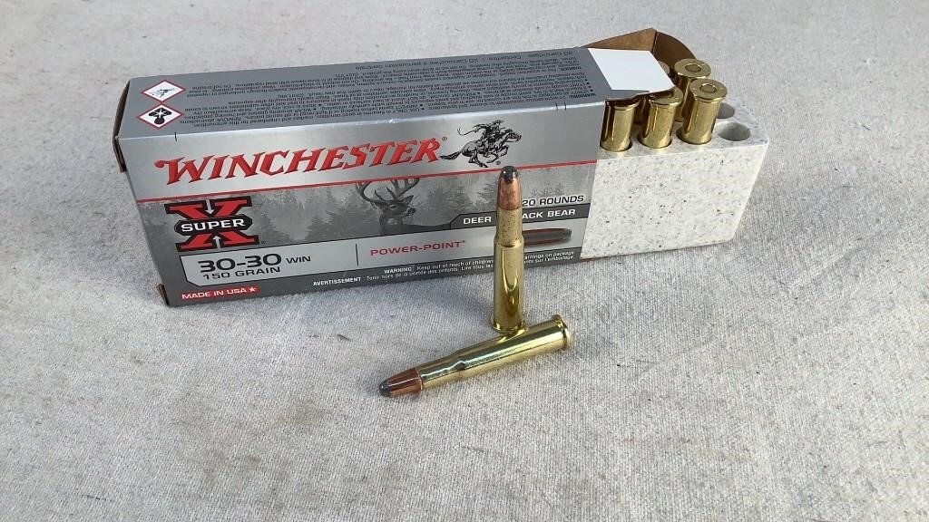 (20) Winchester SuperX 150gr 30-30 Win. SP Ammo - 11