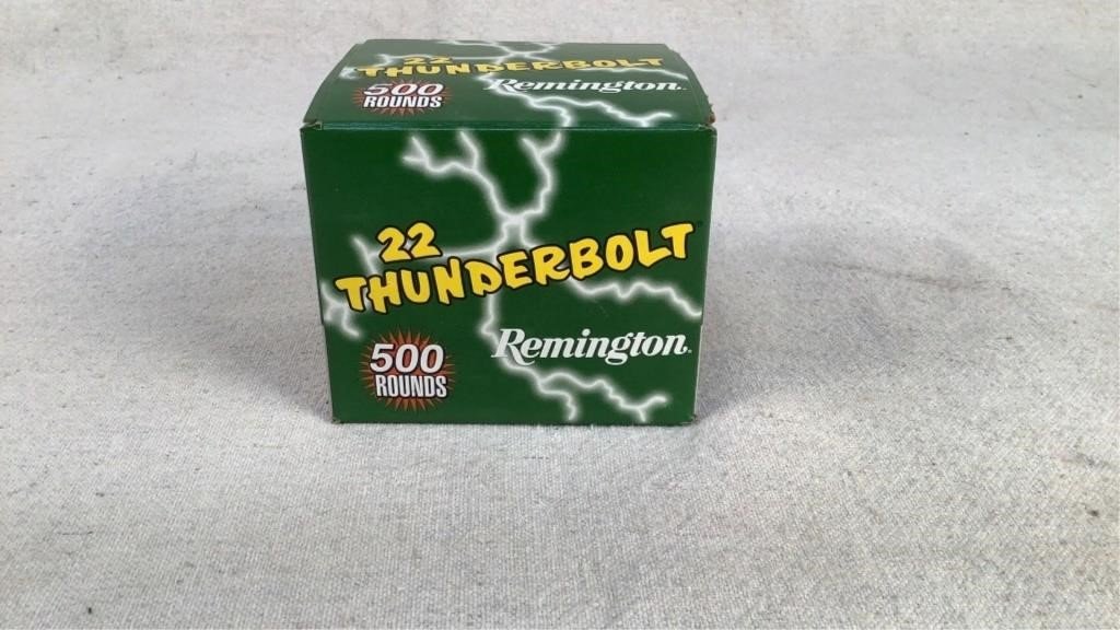 (500) Remington Thunderbolt 22 LR Ammo - 47