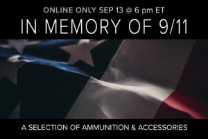 9/11 MEMORIAL AMMO AUCTION