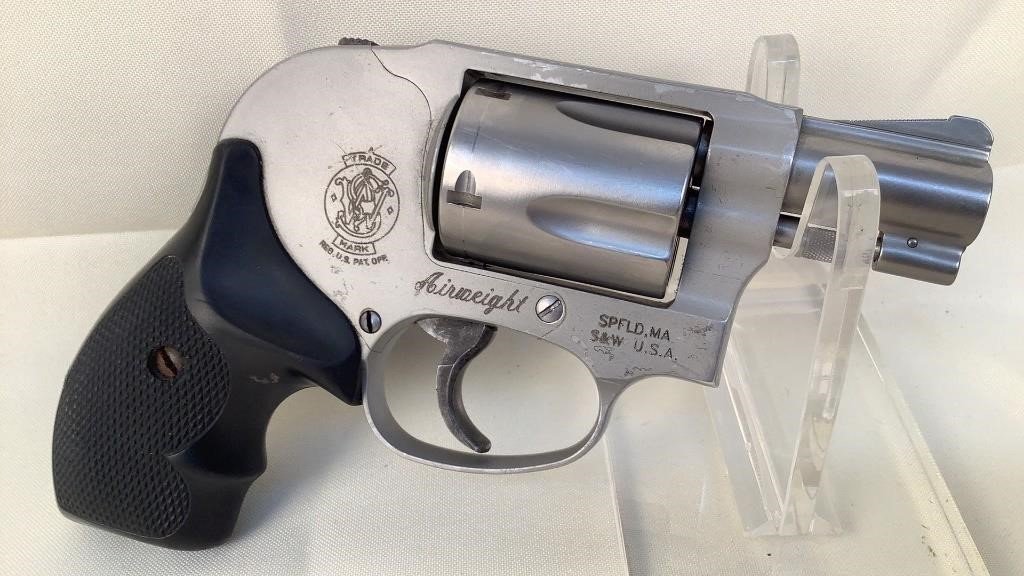 Smith & Wesson 638-3 Airweight .38 S&W SPL.+P