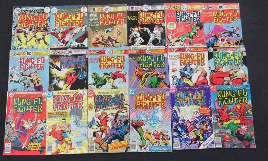 1975 - 1977 DC Kung-Fu Fighter Comic Books