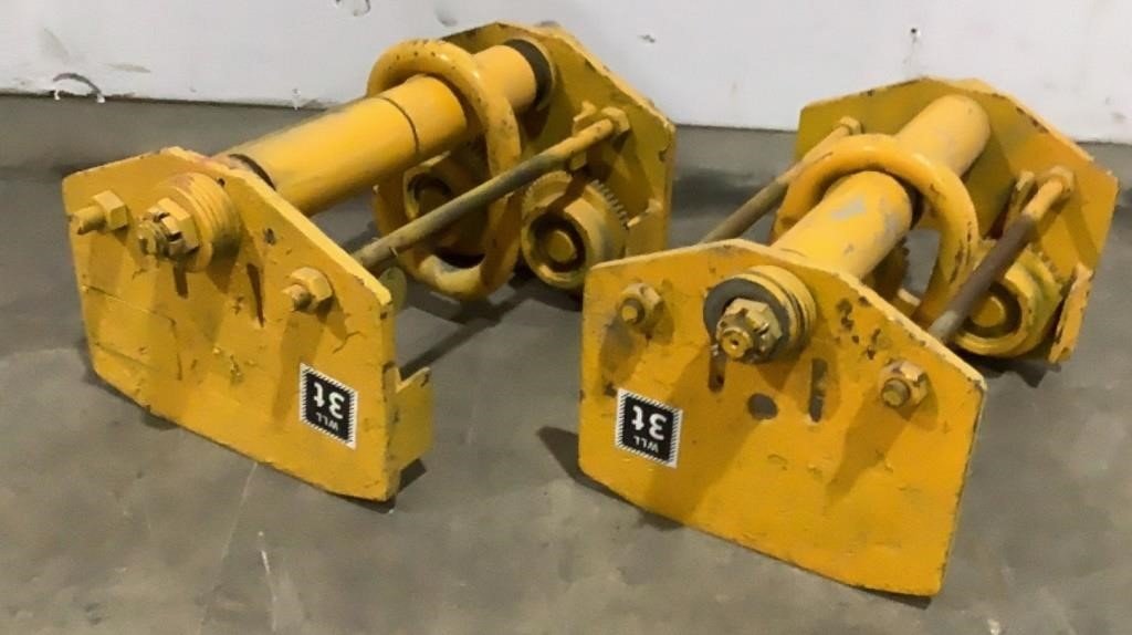 (2) 3 Ton Beam Trollies