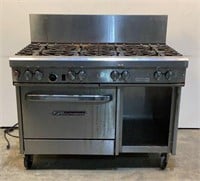 Southbend Rolling 8 Burner Gas Stove