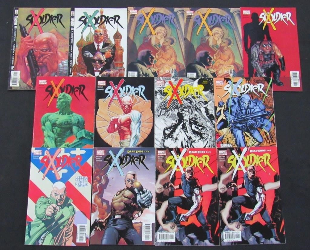 2002 - 2003 Marvel Soldier X Comic Books