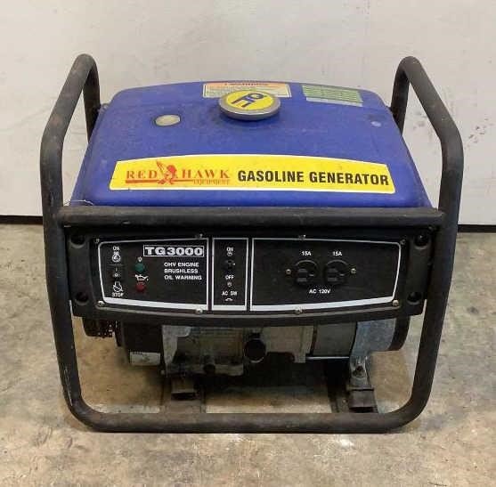 Red Hawk Gas Powered Generator ETQ-168