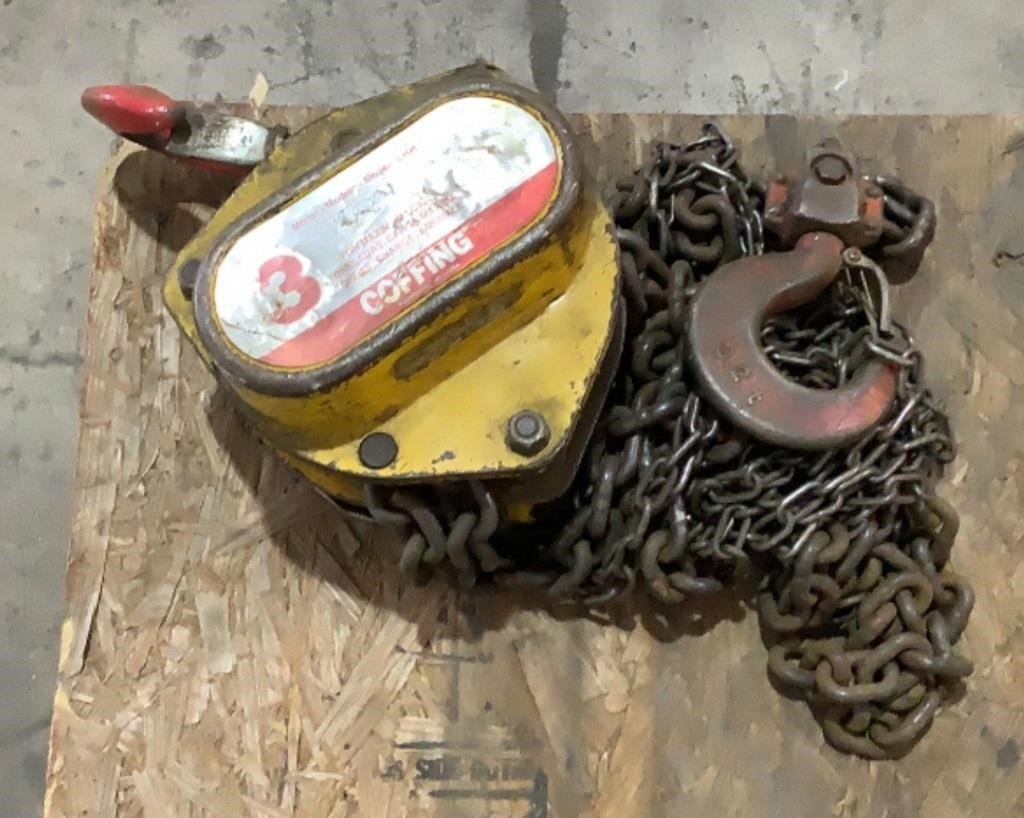 Coffing 3 Ton Chain Hoist