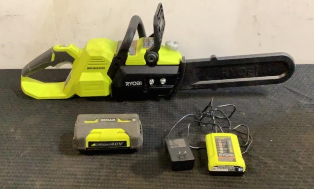 Ryobi 40V 14" Cordless Chainsaw RY40503