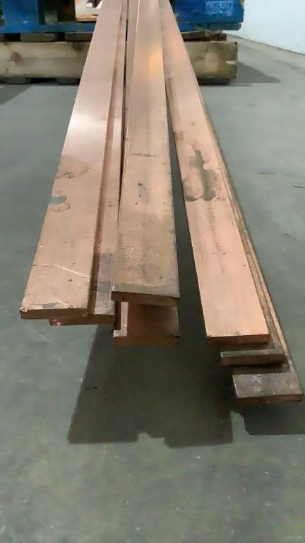 12' Copper Flat Bar Stock