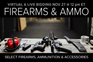 November Firearms & Ammo Auction