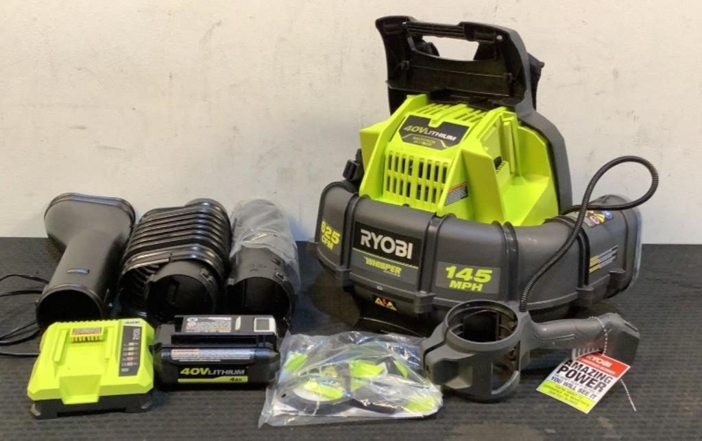 Ryobi 40V Cordless Backpack Blower RY40404VNM