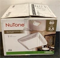 NuTone Ventilation Fan With Light HB80RL