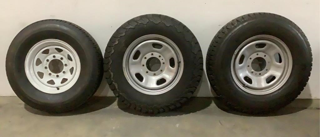 (3) Assorted Wheels w/ Tires