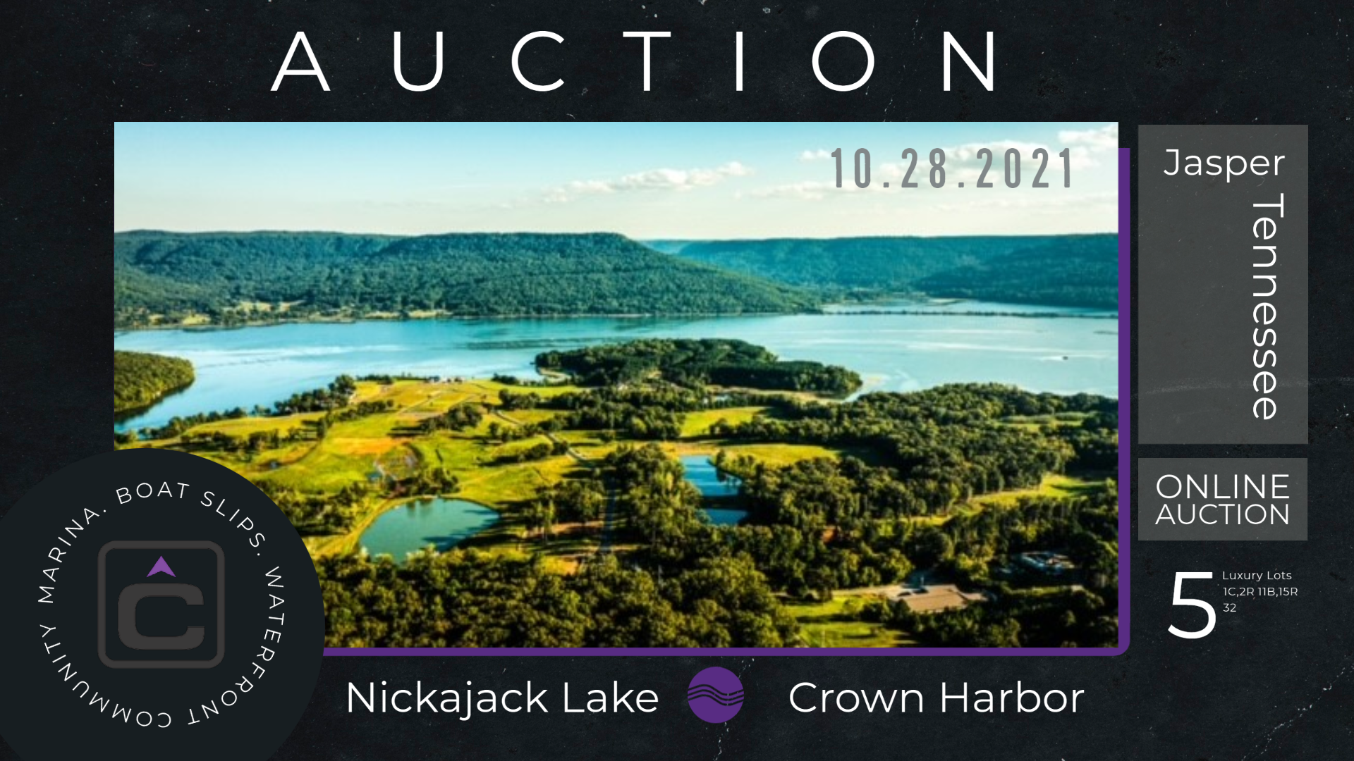 Auction Crown Harbor Tennessee