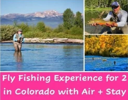 Fly Fishing Experience for 2 in Colorado with Air + Stay