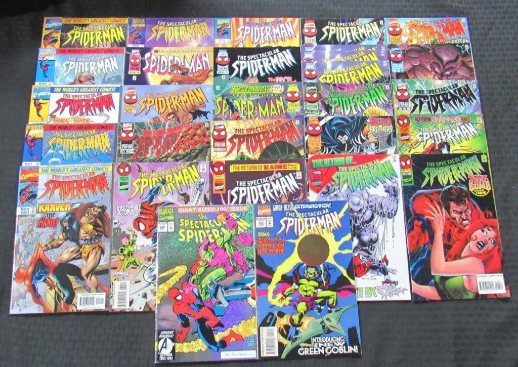 (29) Marvel Spectacular Spiderman Comic Books