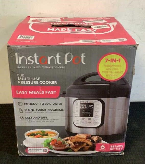 Instant Pot 6 Qt. Multi-Use Pressure Cooker Duo 60