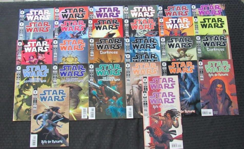 (28) 1995 - 2009 Dark Horse Star Wars Comic Books