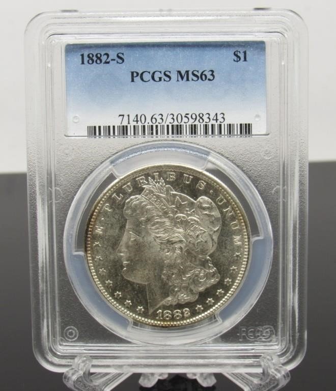 1882- S Morgan Silver Dollar