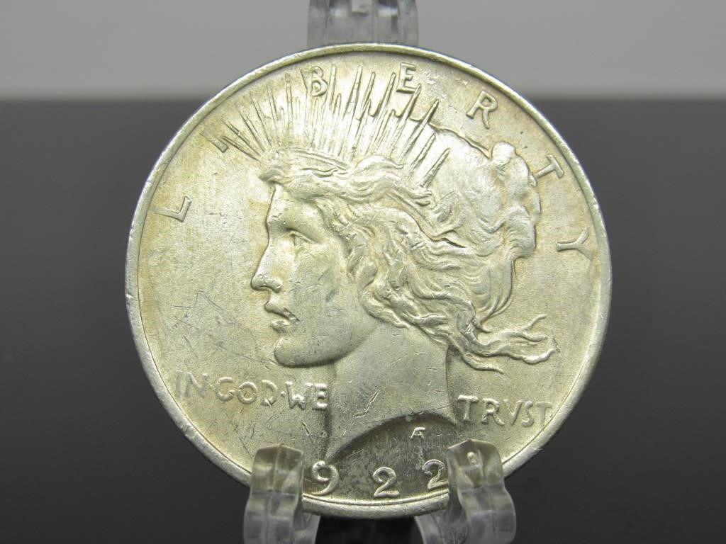 1922 - P Peace Dollar
