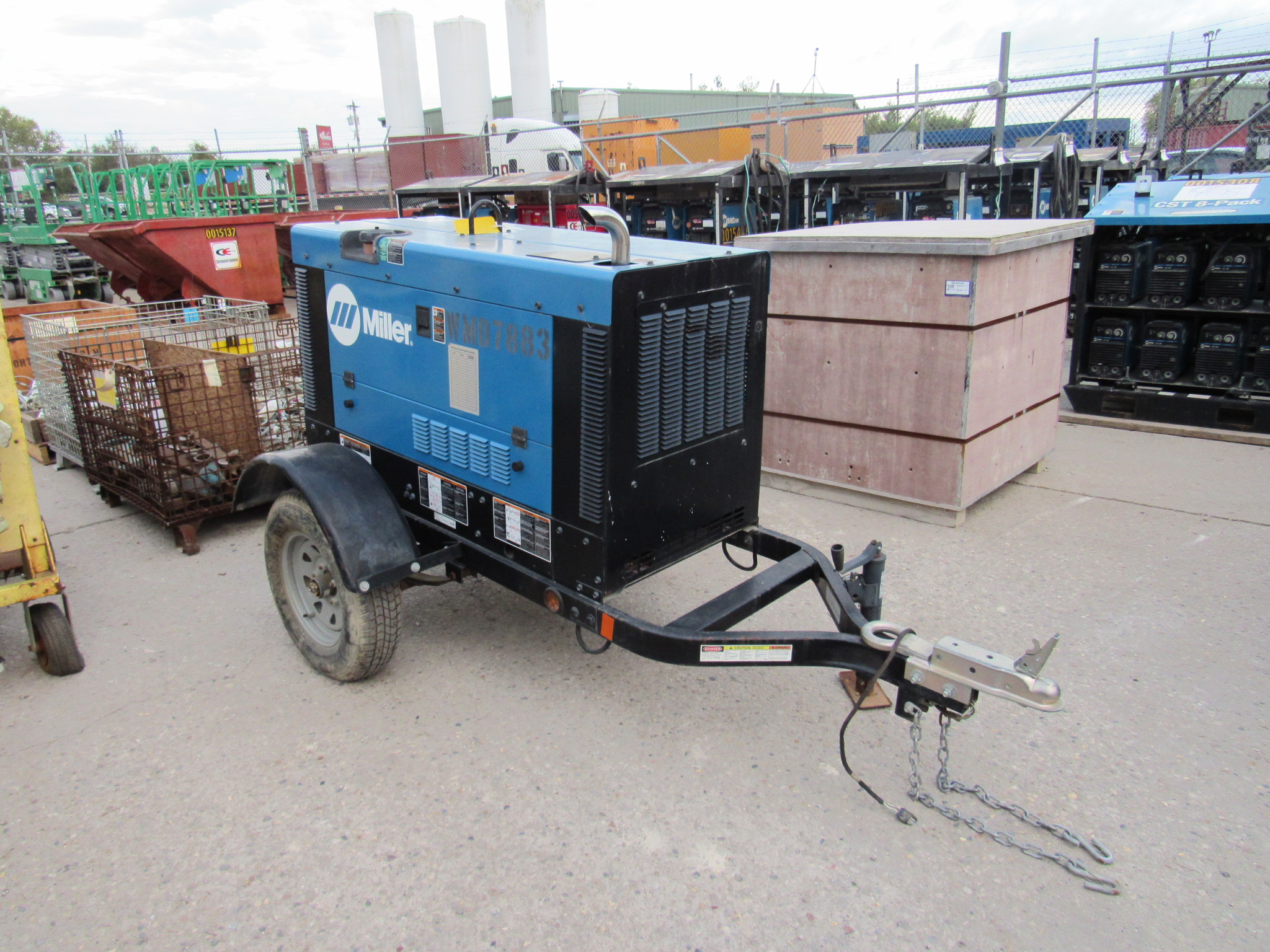 Miller Trailer Mounted Welding Generator Big Blue