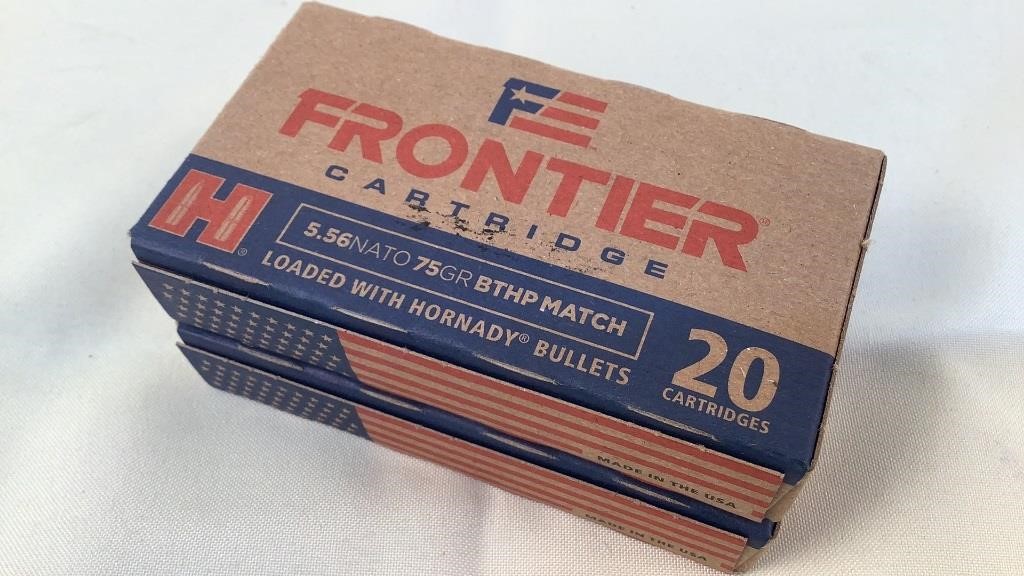 (2 times the bid)Hornady Frontier 5.56 NATO Ammo