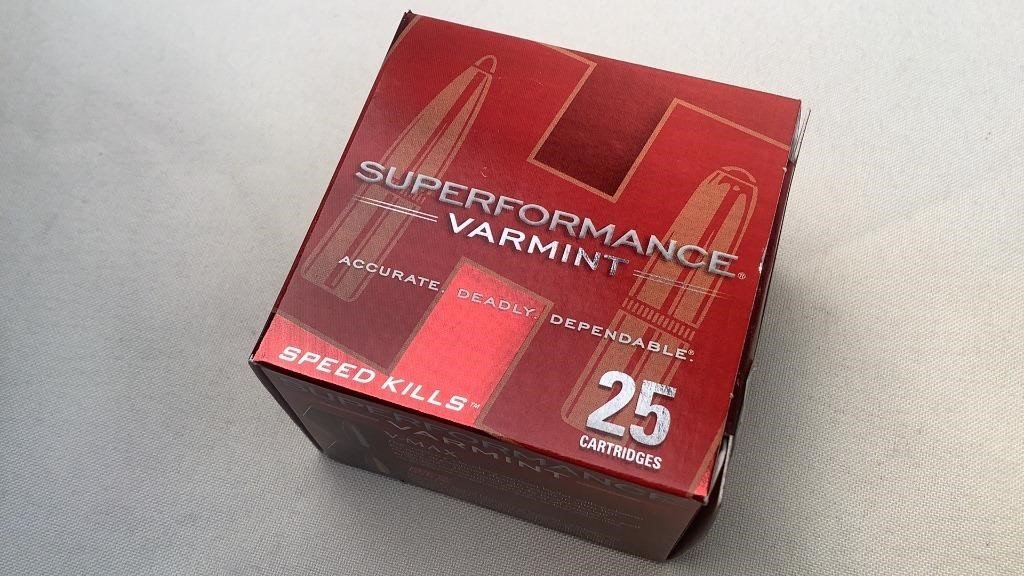 (25) Hornady Superformance Varmint 17 Hornet