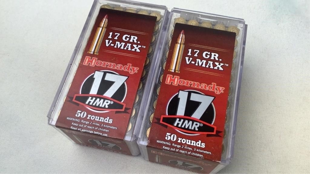 (2x the bid) Hornady V-MAX 17 HMR