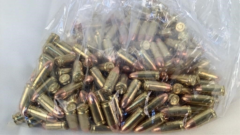 (200 Approx) American Munitions 9mm Luger Ammo
