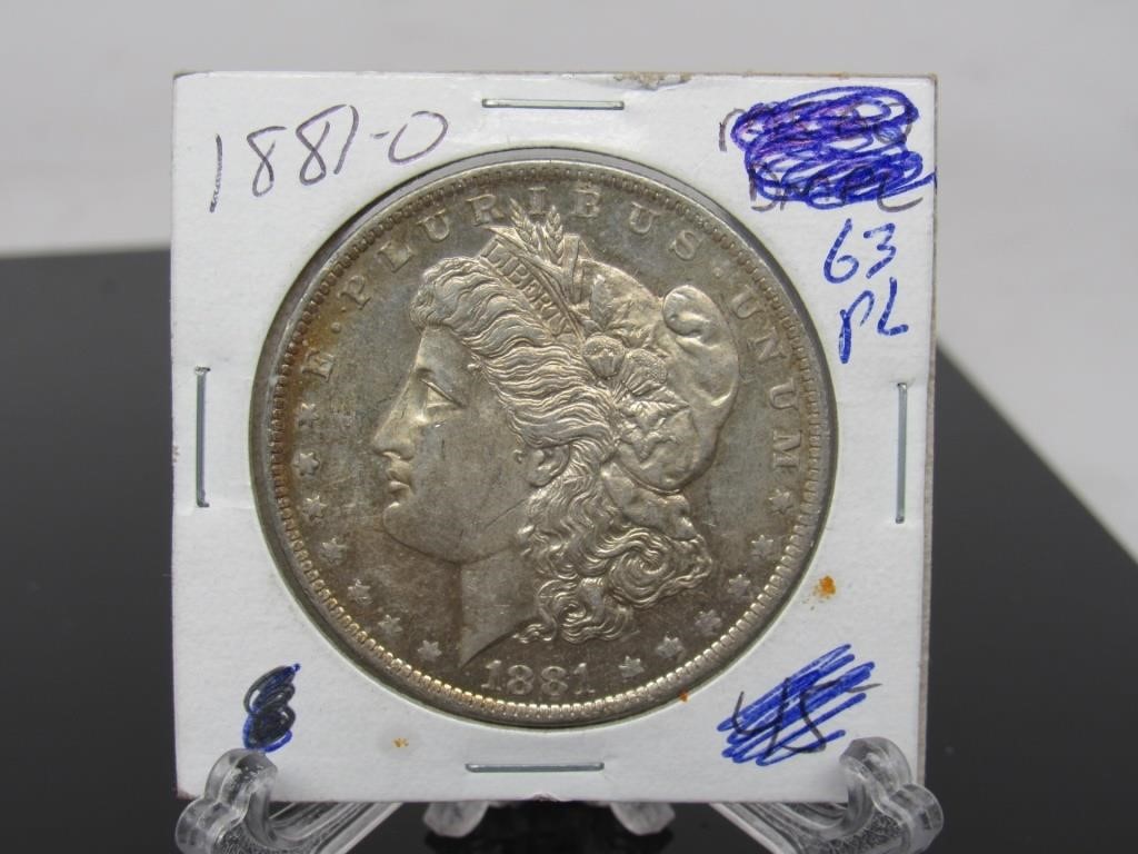 1881 - O Morgan Silver Dollar