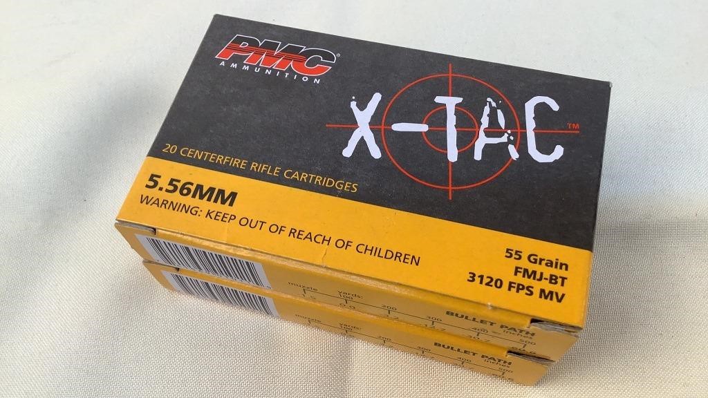 (2 times the bid) PMC X-TAC 5.56MM Ammo