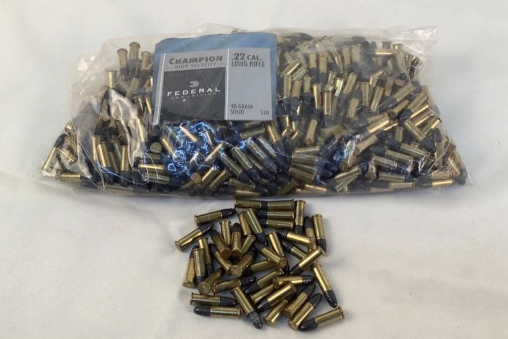 (620 Approx) Federal Champion .22 Long Rifle Ammo