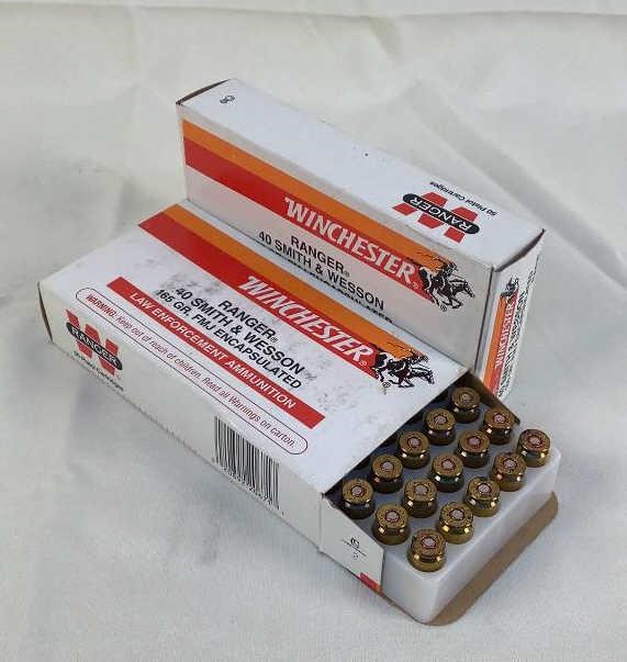 (2 times the bid) Winchester Ranger 40 S&W LE Ammo