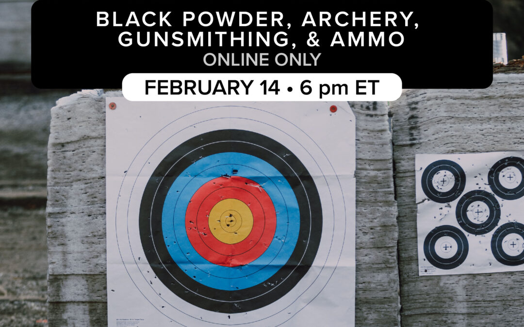 Black powder, Archery, Gunsmithing & Ammo