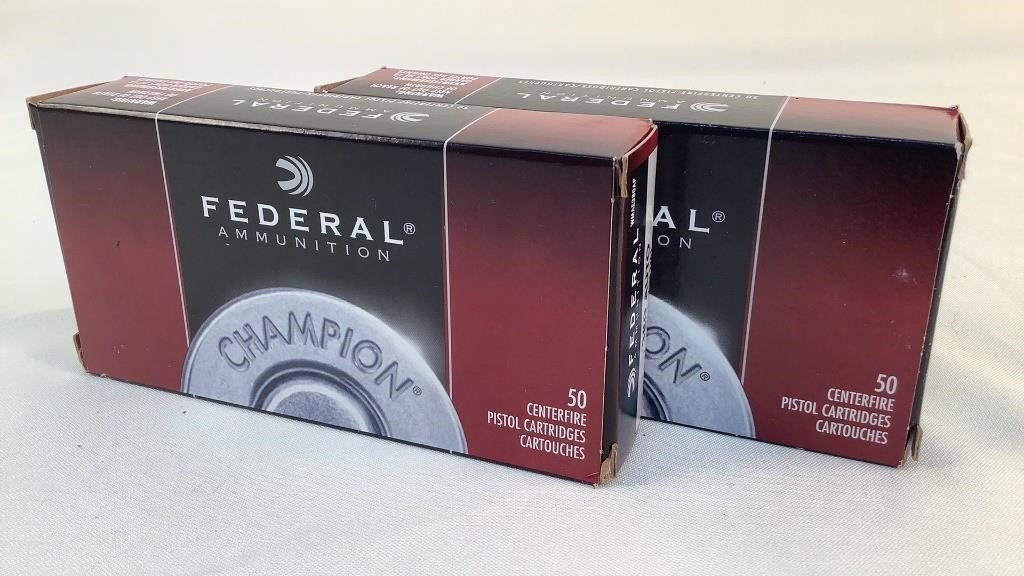 (2x the bid) Federal Champion .380 Auto Ammo