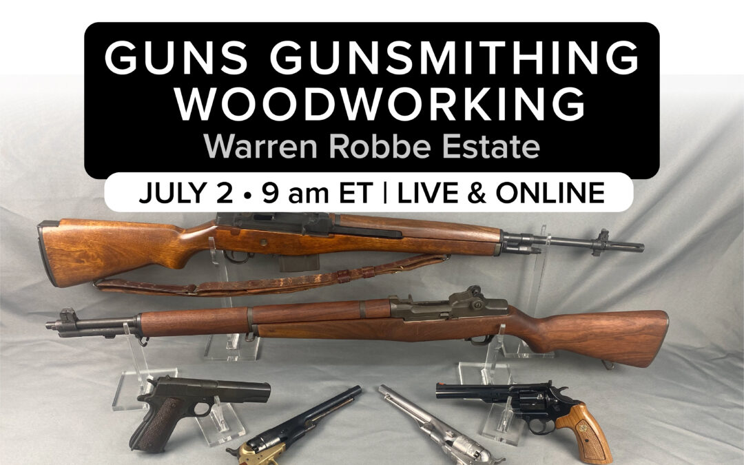 Guns Gunsmithing Woodworking | Warren Robbe Estate