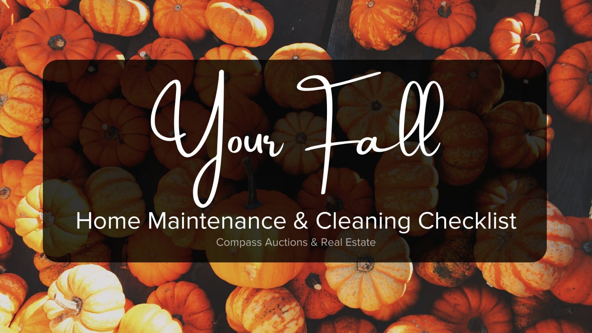your fall home maintenance and checklist