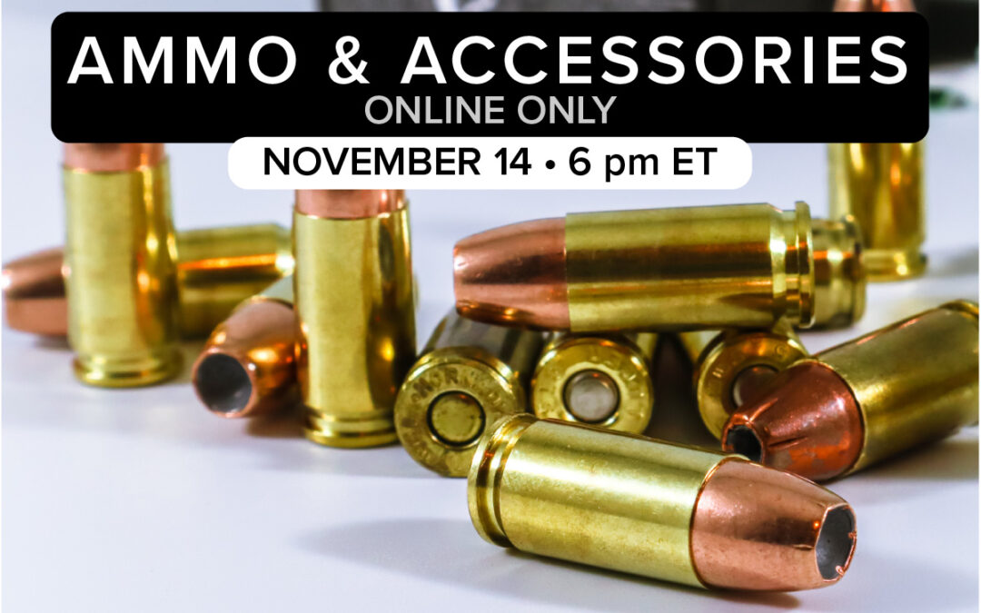 Ammo & Accessories- Nov. 14