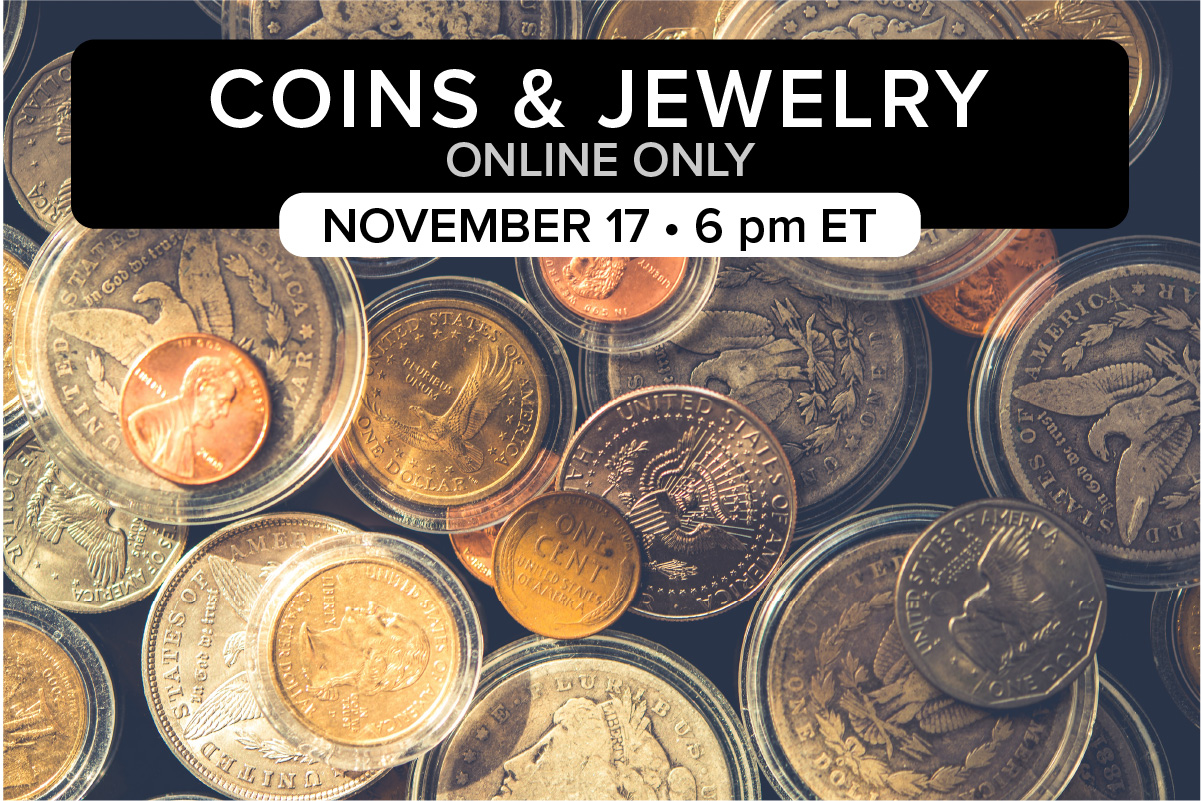 Coins, Jewelry, & Collectibles Auction Nov.17-2022