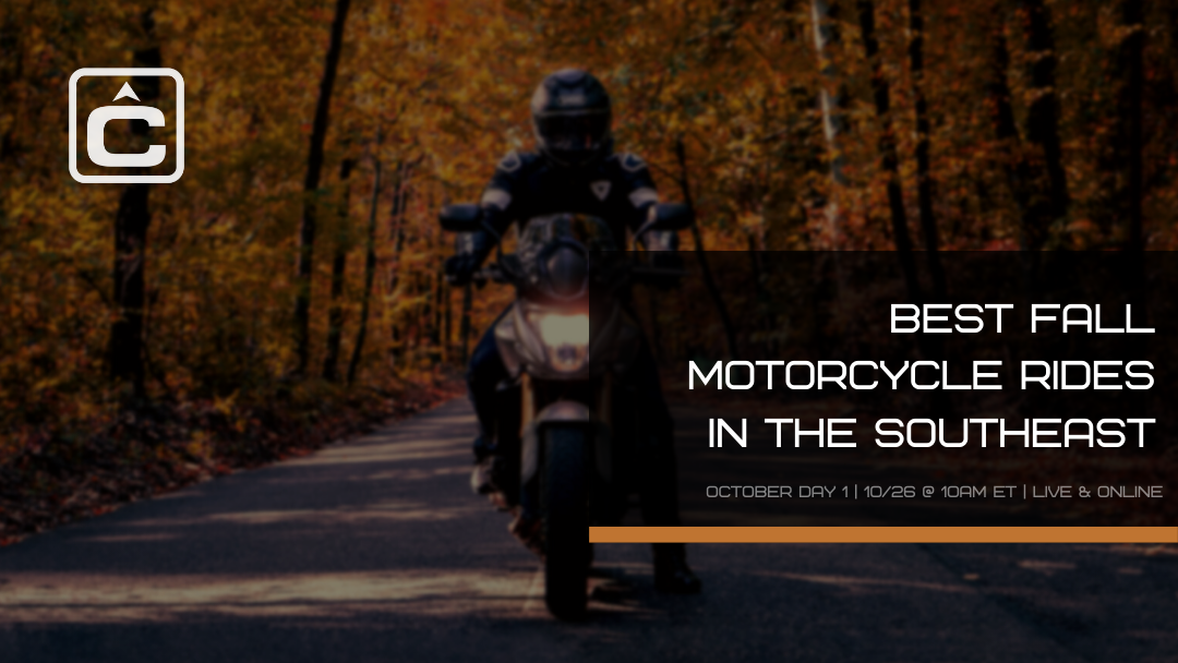 Best Fall Motorcycle Rides in the Southeast