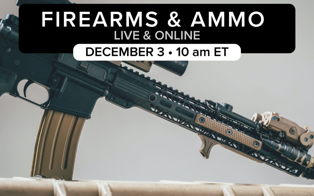 Firearms, Ammo, & Accessories-Dec.3